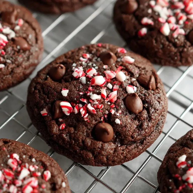 Double Chocolate Peppermint Cookies: A Festive Delight