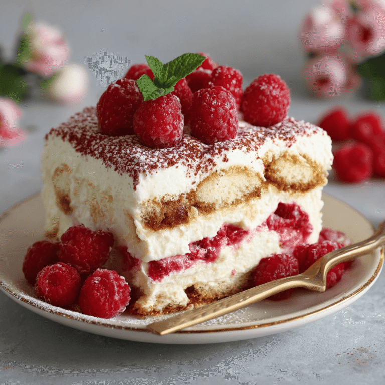 Fresh Raspberry Tiramisu Recipe
