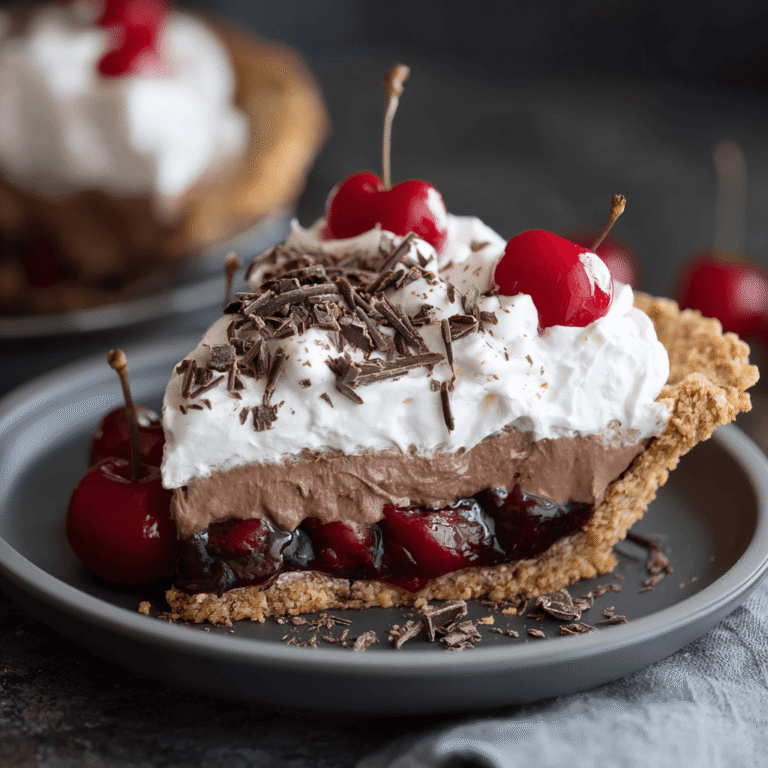 Chocolate Cherry Cream Pie Recipe