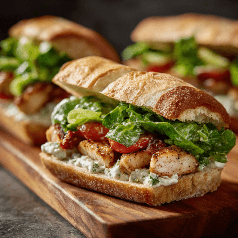 Chicken Caesar Sandwich Recipe