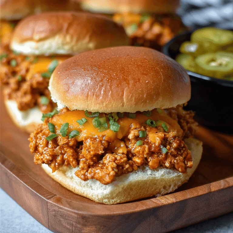 Easy Cajun Chicken Sloppy Joes Recipe