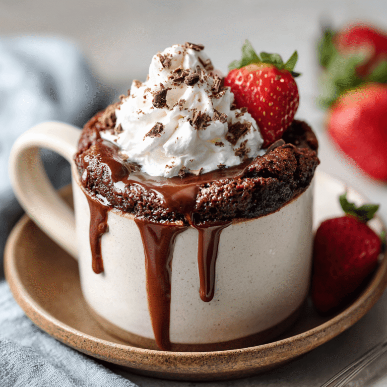 Nutella Mug Cake Recipe