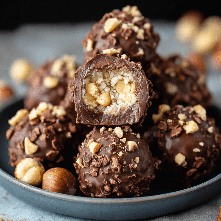 Homemade Ferrero Rocher Recipe