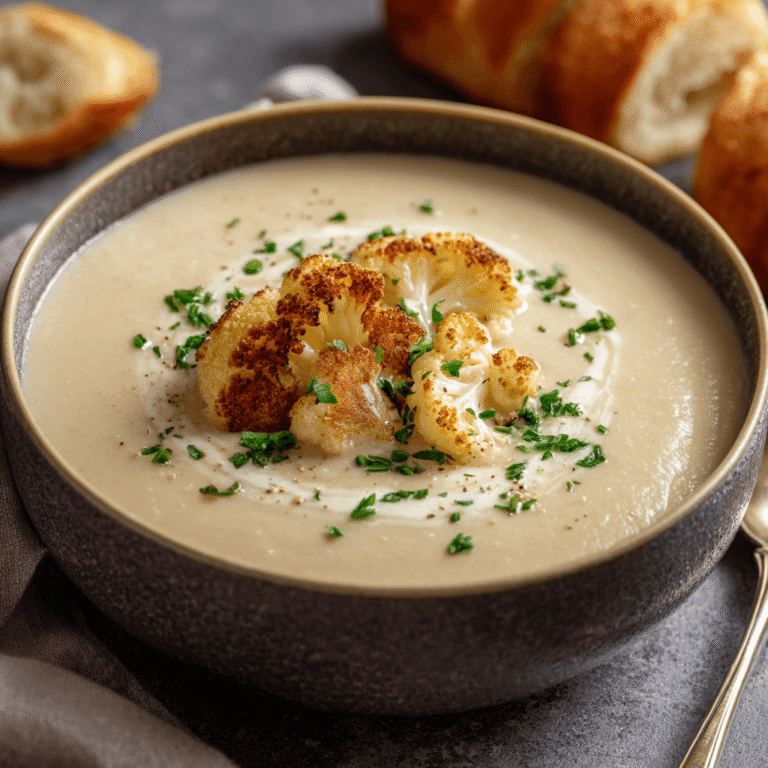 Creamy Cauliflower Soup Recipe