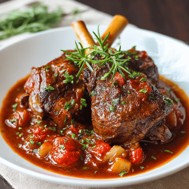 Braised Lamb Shanks Recipe