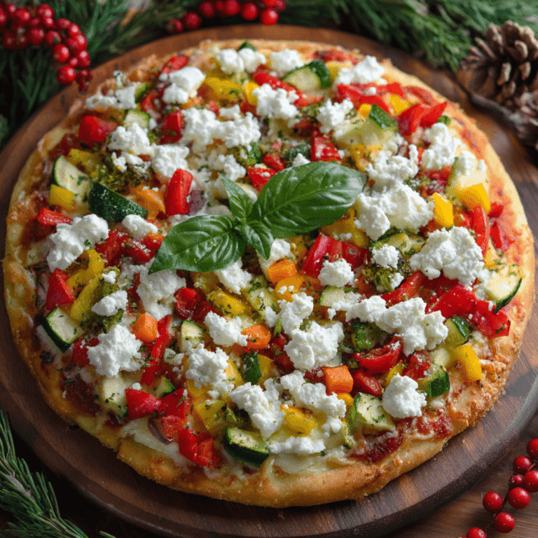 Christmas Pizza Recipe