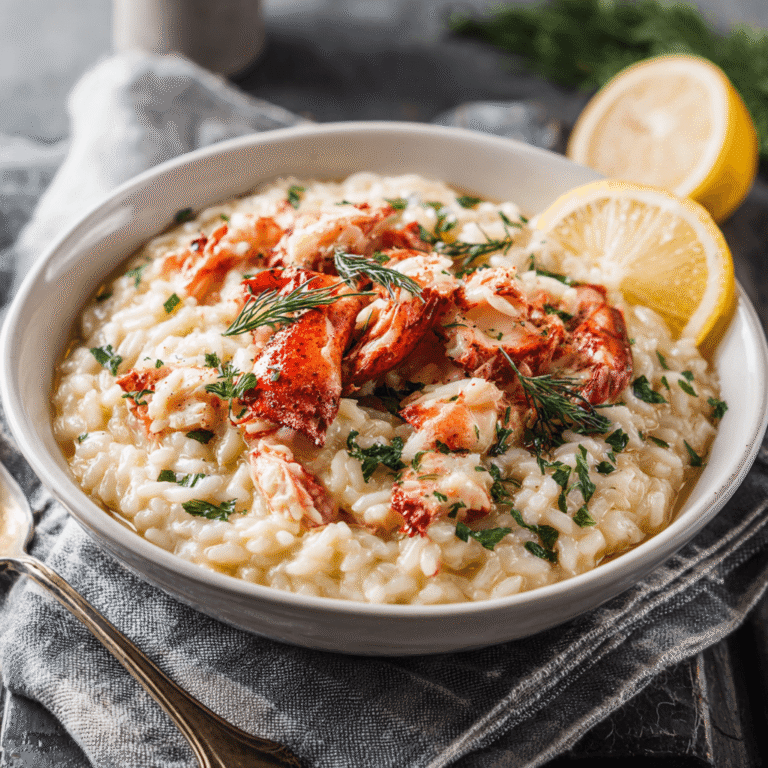 Lemon Butter Lobster Risotto Recipe
