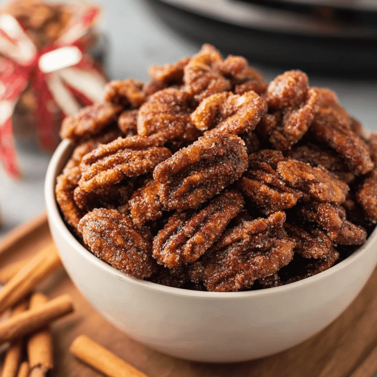 Slow Cooker Candied Cinnamon Pecans Recipe