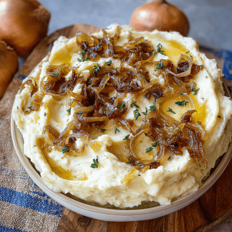 French Onion Mashed Potatoes Recipe