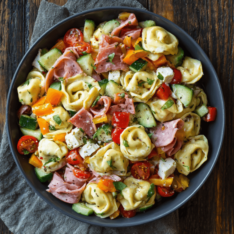 Tasty Grinder Tortellini Salad Recipe