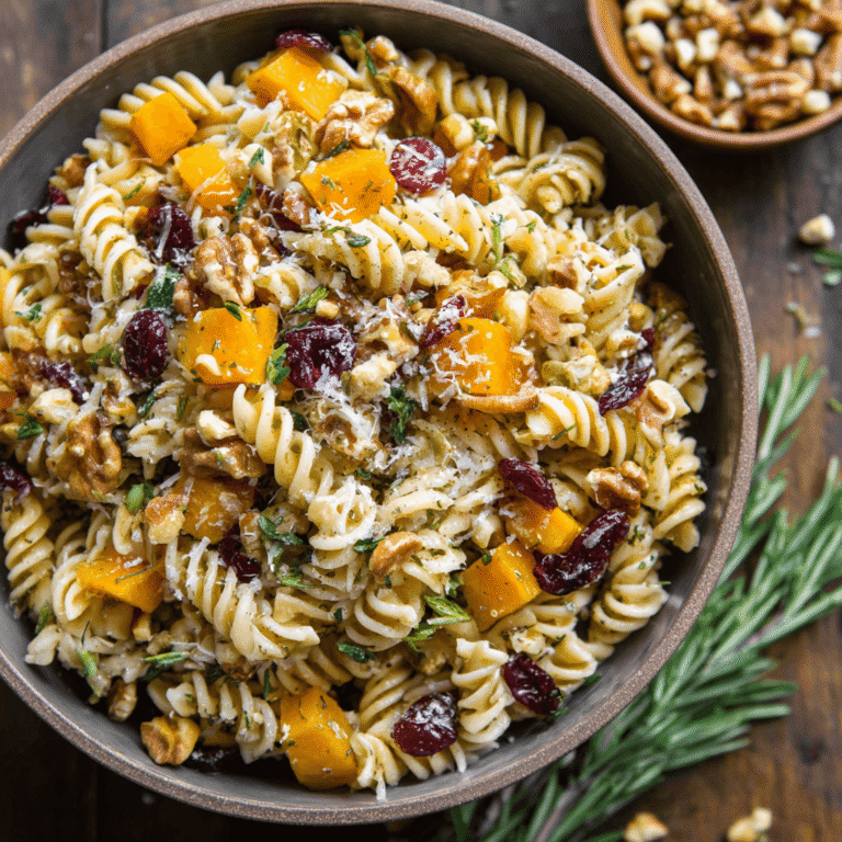 Fall Harvest Pasta Salad Recipe