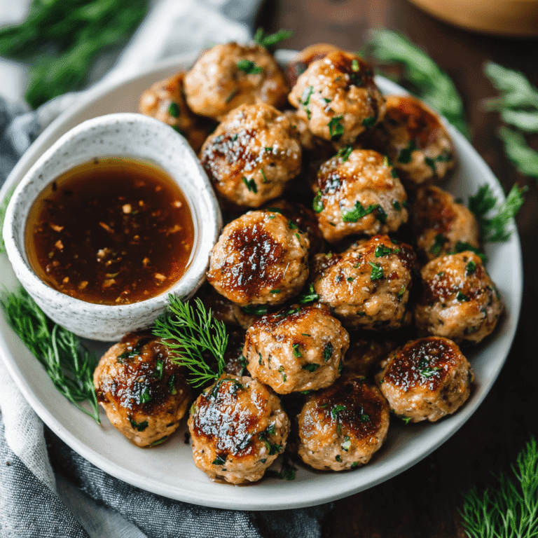 Deliciously Healthy Apple Cider Turkey Meatballs Recipe