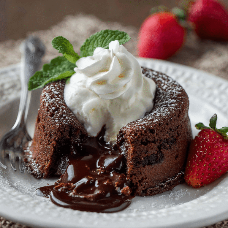 Hot Chocolate Lava Cakes Recipe