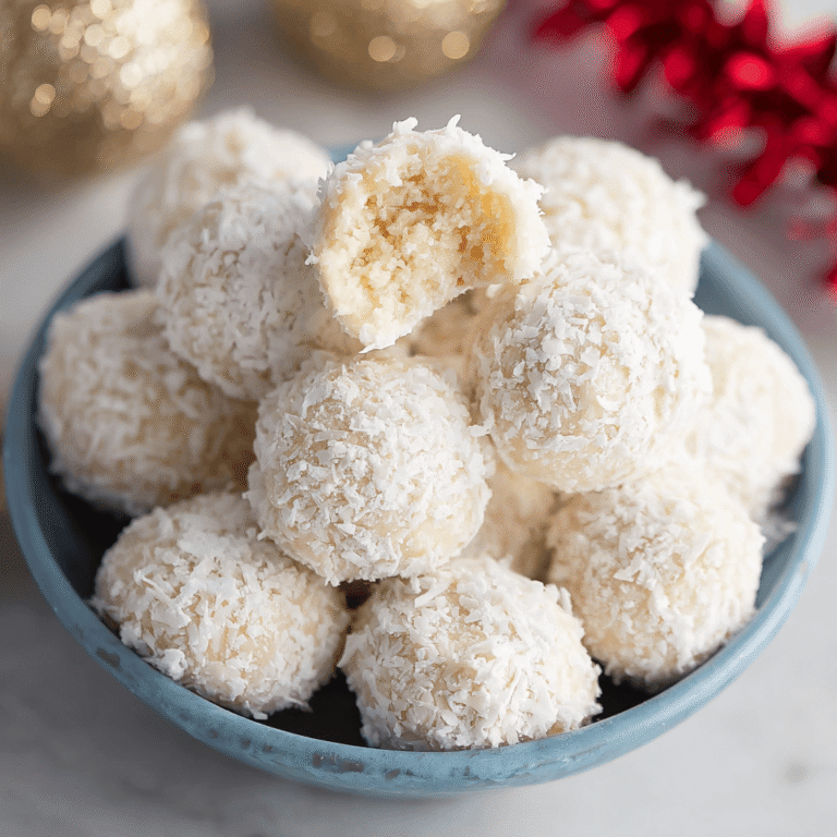Coconut Snowball Cookies Recipe