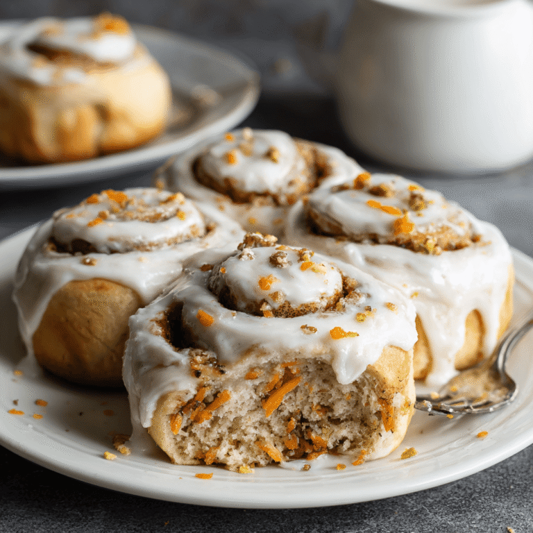 Carrot Cake Cinnamon Rolls Recipe