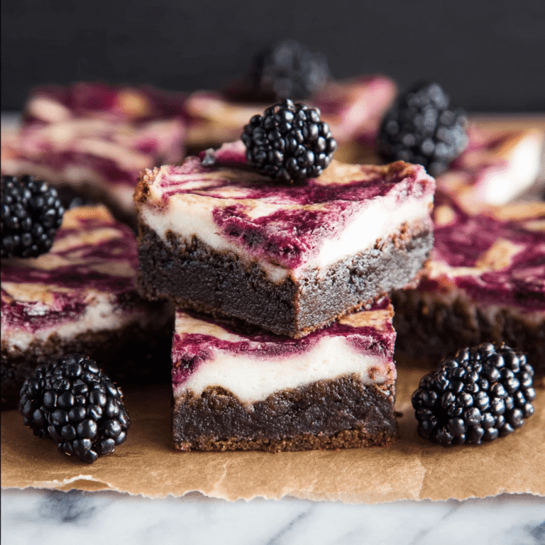Blackberry Cheesecake Brownies Recipe