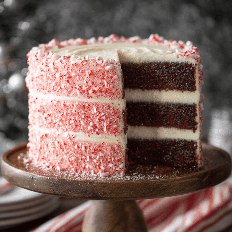 High Altitude Candy Cane Christmas Cake Recipe