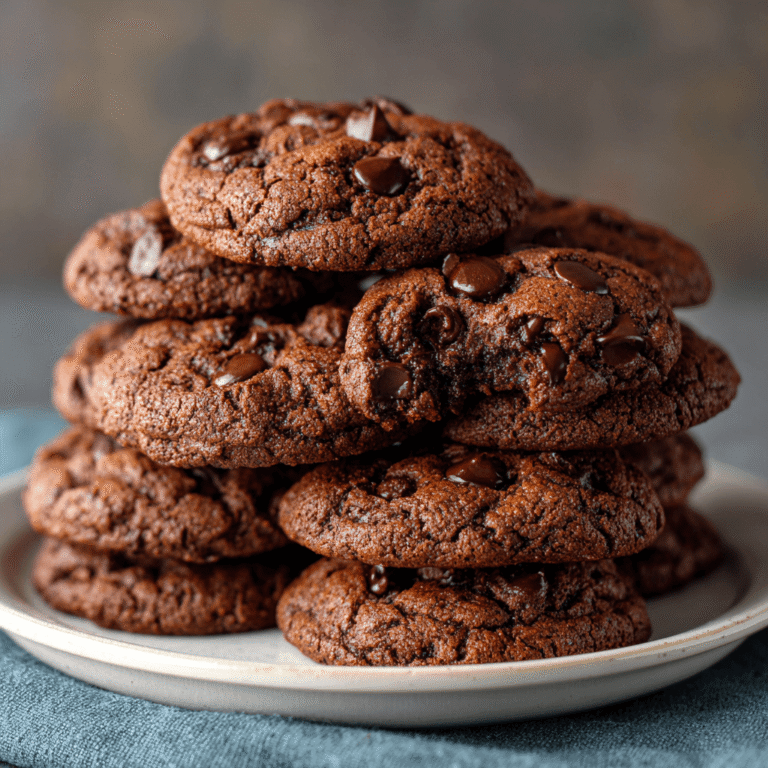 Double Chocolate Chip Cookies Recipe