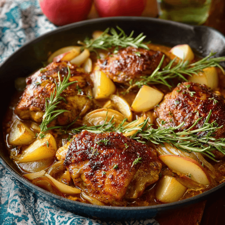 Rosemary Apple Cider Chicken Recipe