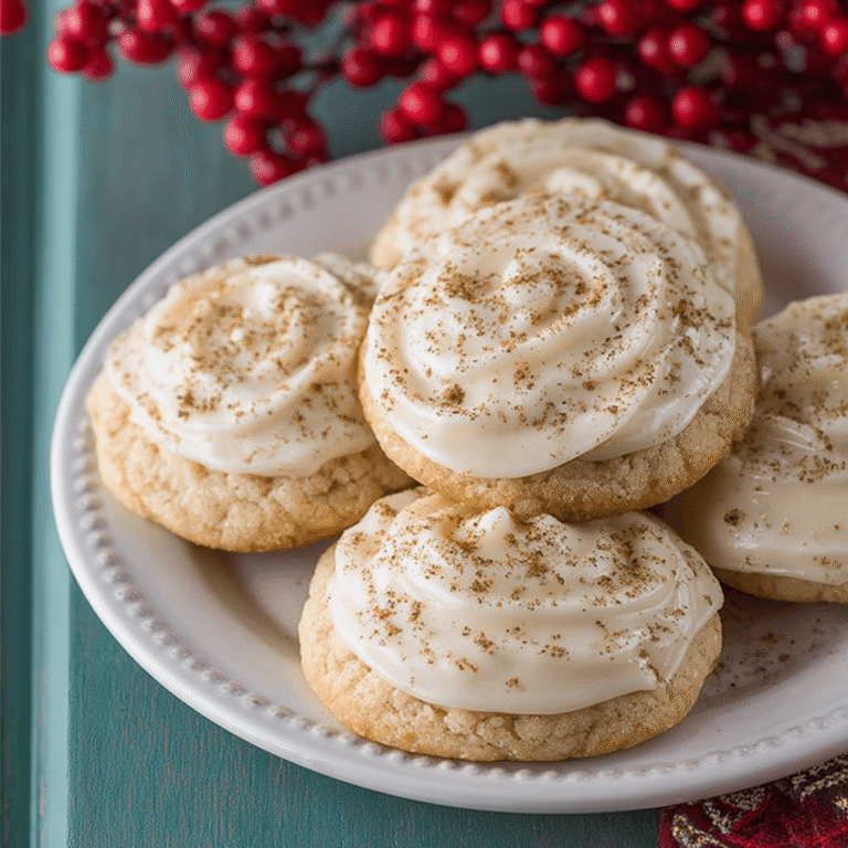 Eggnog Cookies Recipe
