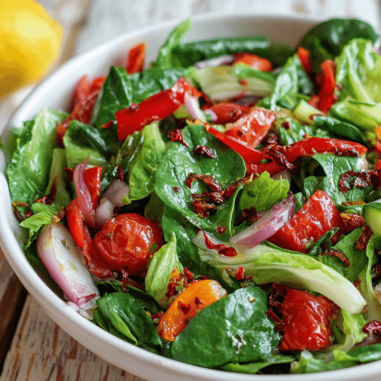 Red and Green Salad Recipe