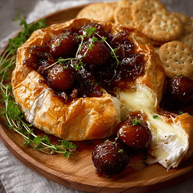Plum Baked Brie Recipe