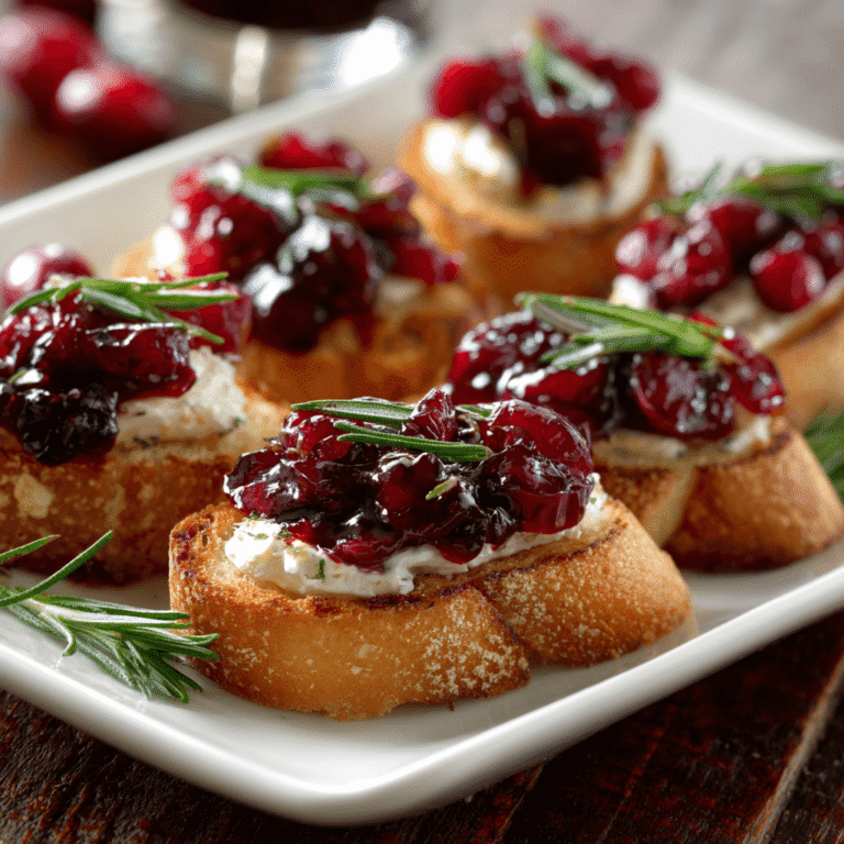 Cranberry Crostini Recipe