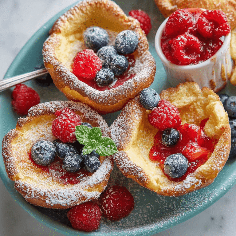 Adorable Mini Dutch Baby Pancakes Recipe