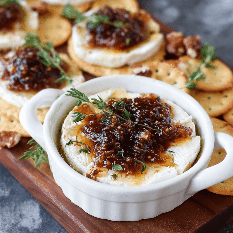 Goat Cheese Fig Jam Appetizer Recipe