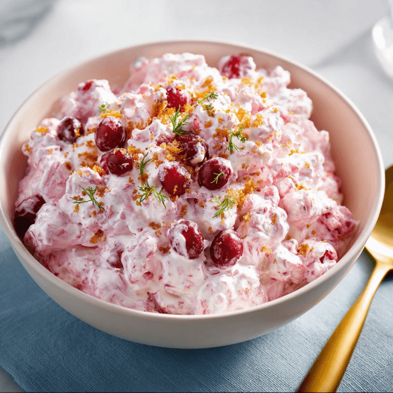 Cranberry Fluff Salad Recipe