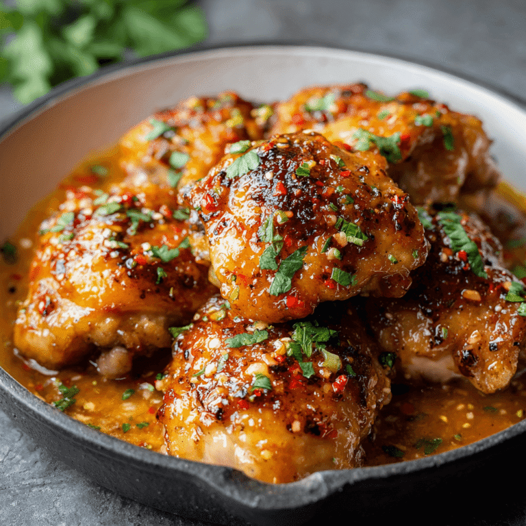Skillet Bang Bang Chicken Thighs Recipe