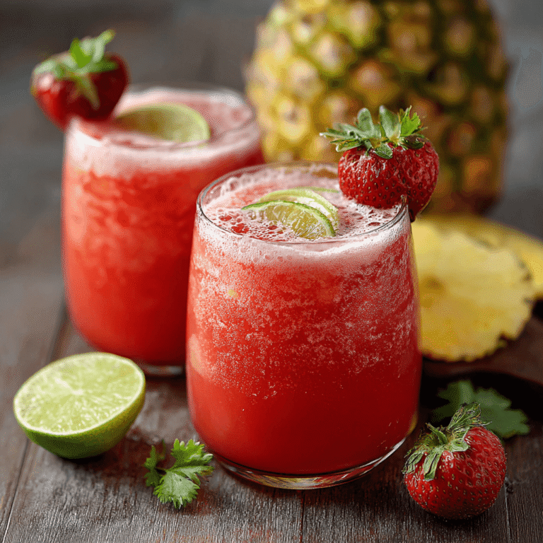 Pineapple Strawberry Agua Fresca Delight Recipe