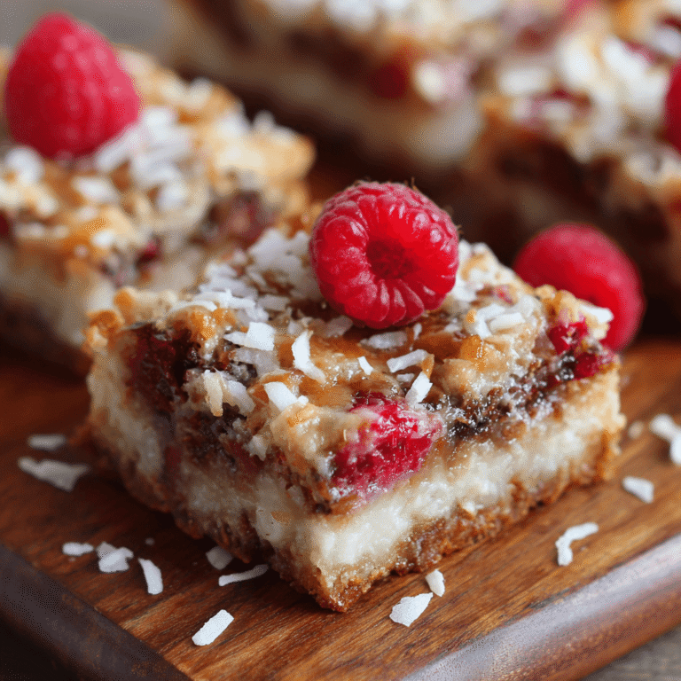 Raspberry Coconut Magic Bars Recipe