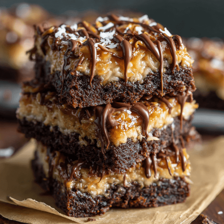 Easy Samoa Brownies Recipe