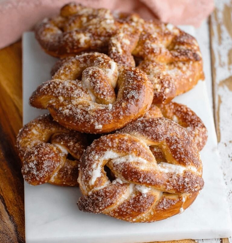 Cream Cheese Stuffed Pretzels Recipe