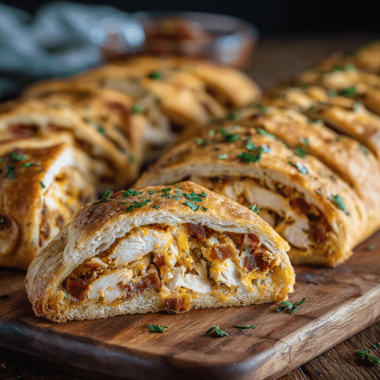Chicken Bacon Ranch Stromboli Recipe