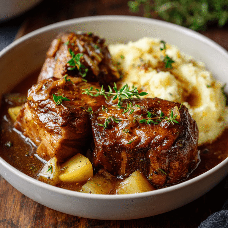 Apple Cider Braised Pork Shoulder Recipe