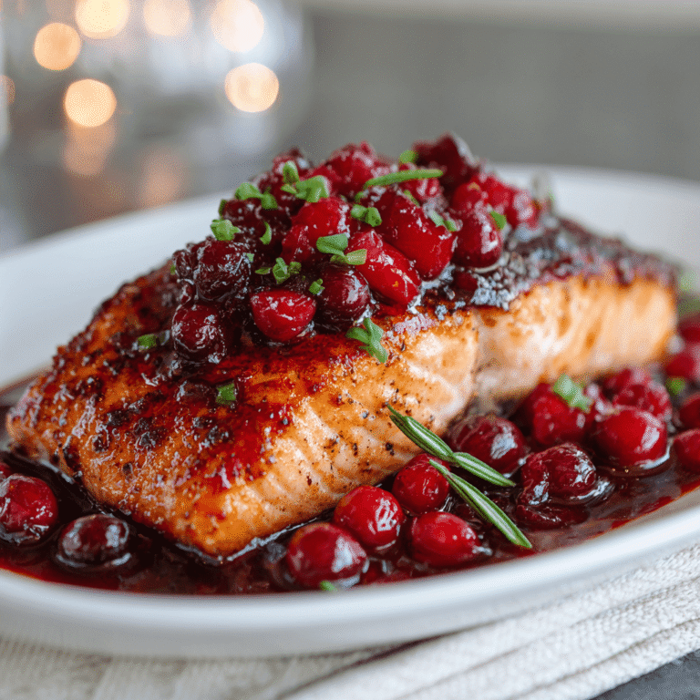 Cranberry Salmon Recipe