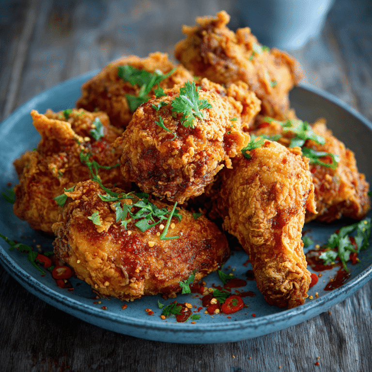 Crispy Spicy Buttermilk Fried Chicken Recipe