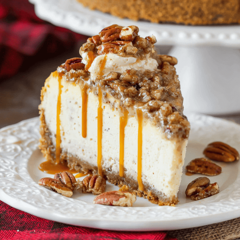 Browned Butter Pecan Cheesecake Recipe