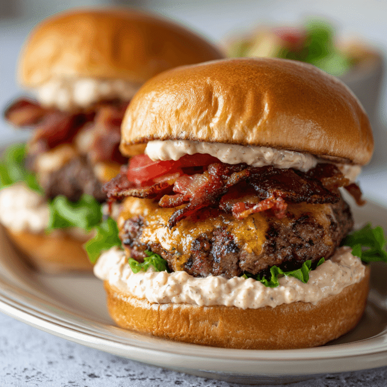 Smash Burgers with Baconnaise Recipe
