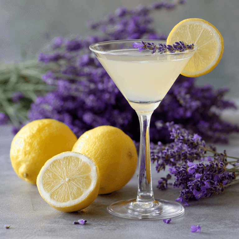 Lavender Lemon Drop Martini Recipe