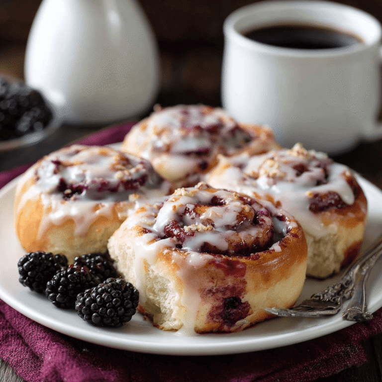 Blackberry Cinnamon Rolls Recipe