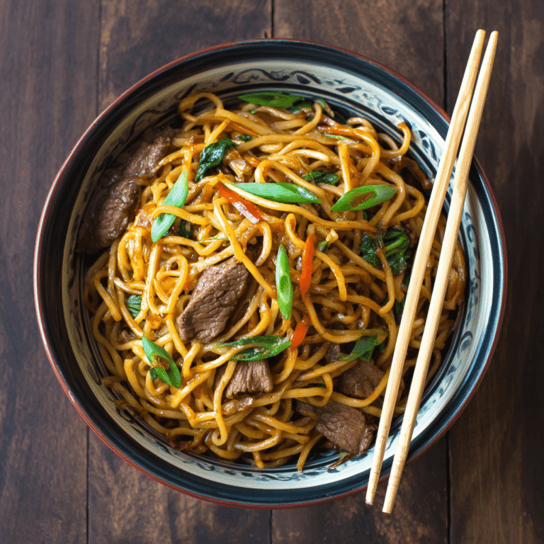 Hoisin Beef Noodles Recipe