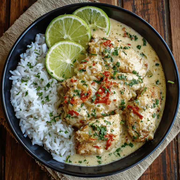Creamy Coconut Lime Chicken Recipe