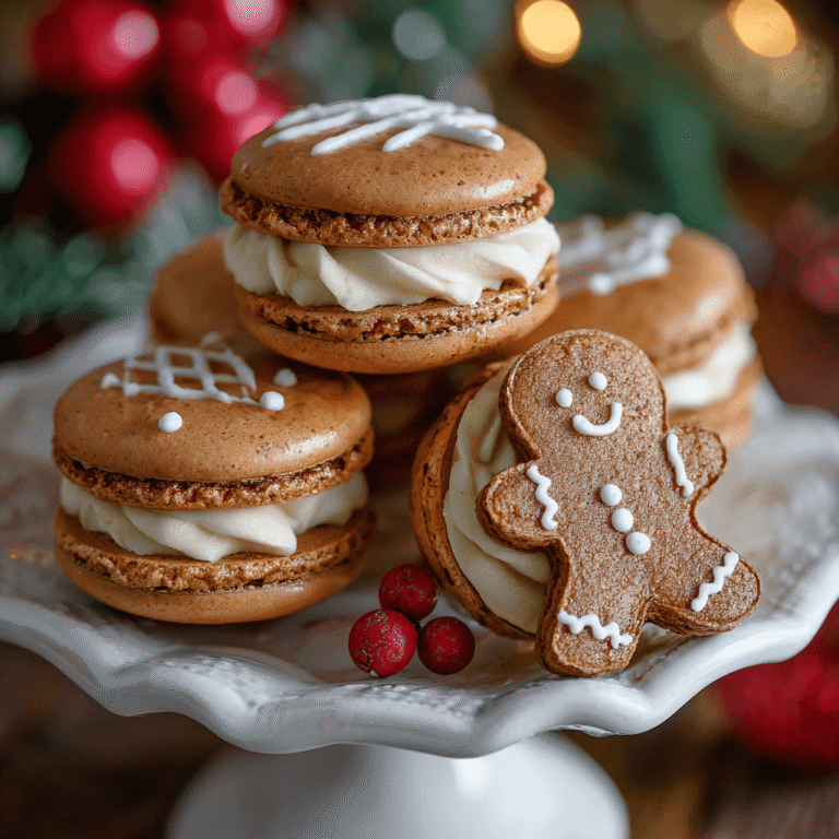 Gingerbread Macarons Recipe