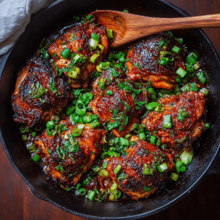Asian Gochujang Chicken Thighs Recipe