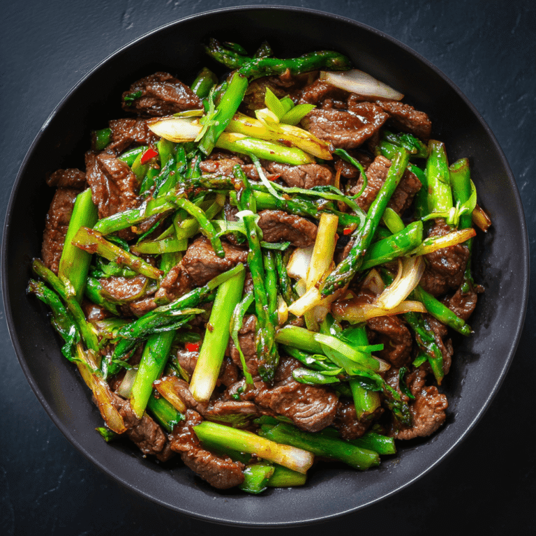 Scallion Beef Stir Fry Recipe