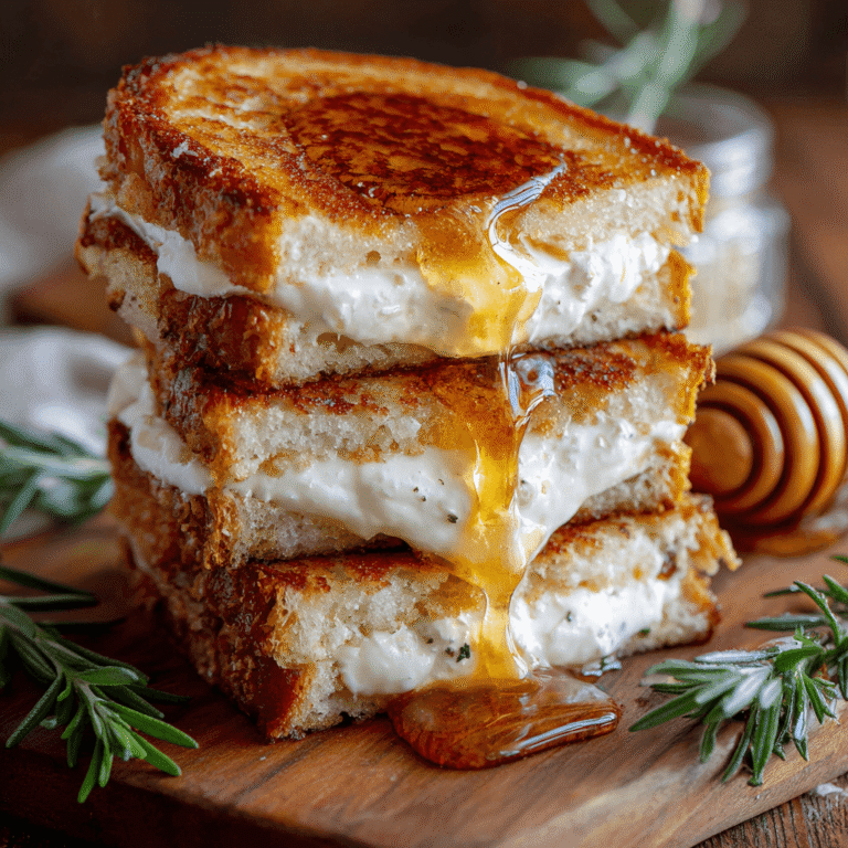 Goat Cheese Grilled Cheese with Honey Recipe
