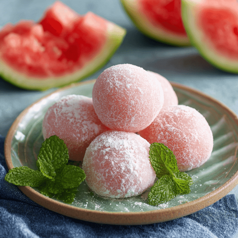 Watermelon Mochi Recipe